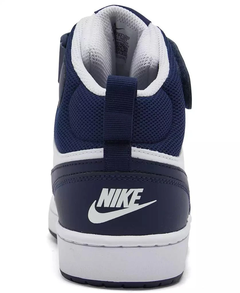 商品NIKE|Big Kids Court Borough Mid 2 Casual Sneakers from Finish Line,价格¥501,第4张图片详细描述