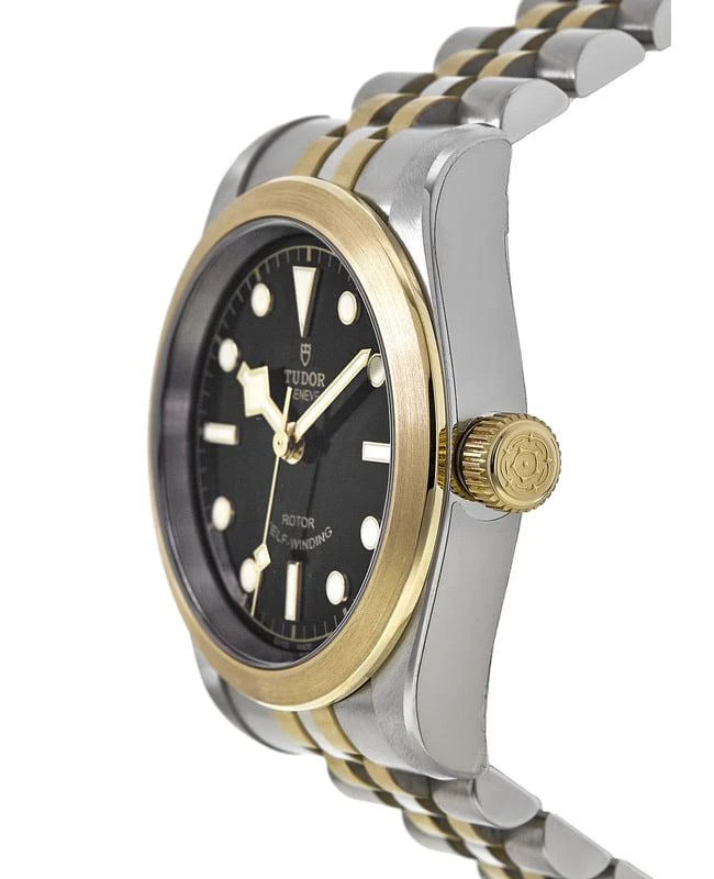 商品Tudor|Tudor Black Bay 32 Black Dial Stainless Steel and Yellow Gold Women&apos;s Watch M79583-0001,价格¥28800,第3张图片详细描述