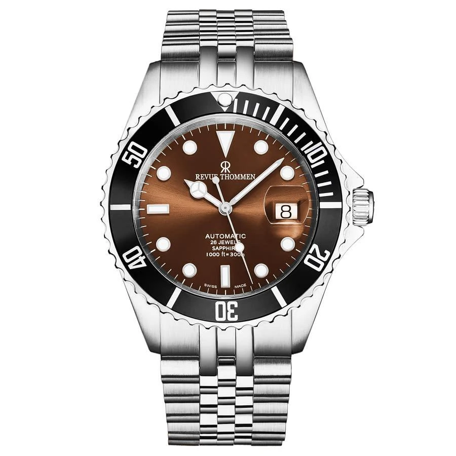 商品Revue Thommen|Diver Automatic Brown Dial Men's Watch 17571.2221,价格¥5950,第1张图片