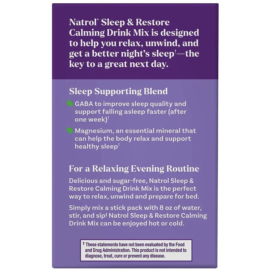 Sleep & Restore Melatonin Free Calming Drink Mix Lemon Chamomile 商品