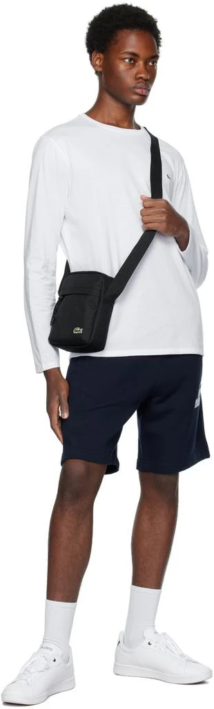 商品Lacoste|White Crewneck Long Sleeve T-Shirt,价格¥383,第4张图片详细描述