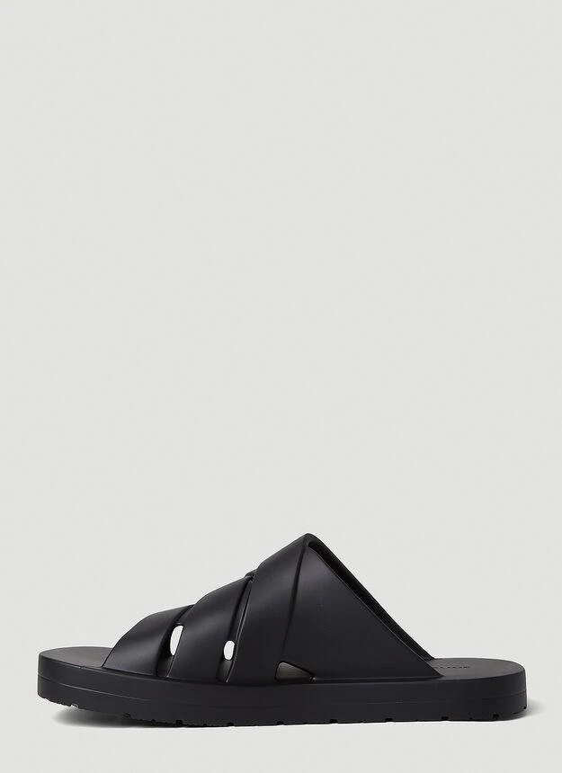 商品Bottega Veneta|Plat Sandals in Black,价格¥3785,第3张图片详细描述