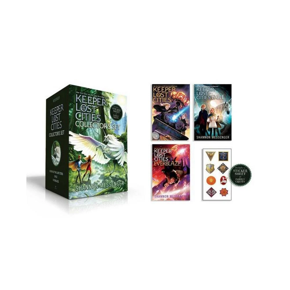 商品Barnes & Noble|Keeper of the Lost Cities Collector's Set (Includes a sticker sheet of family crests): Keeper of the Lost Cities, Exile, Everblaze by Shannon Messenger,价格¥209,第2张图片详细描述