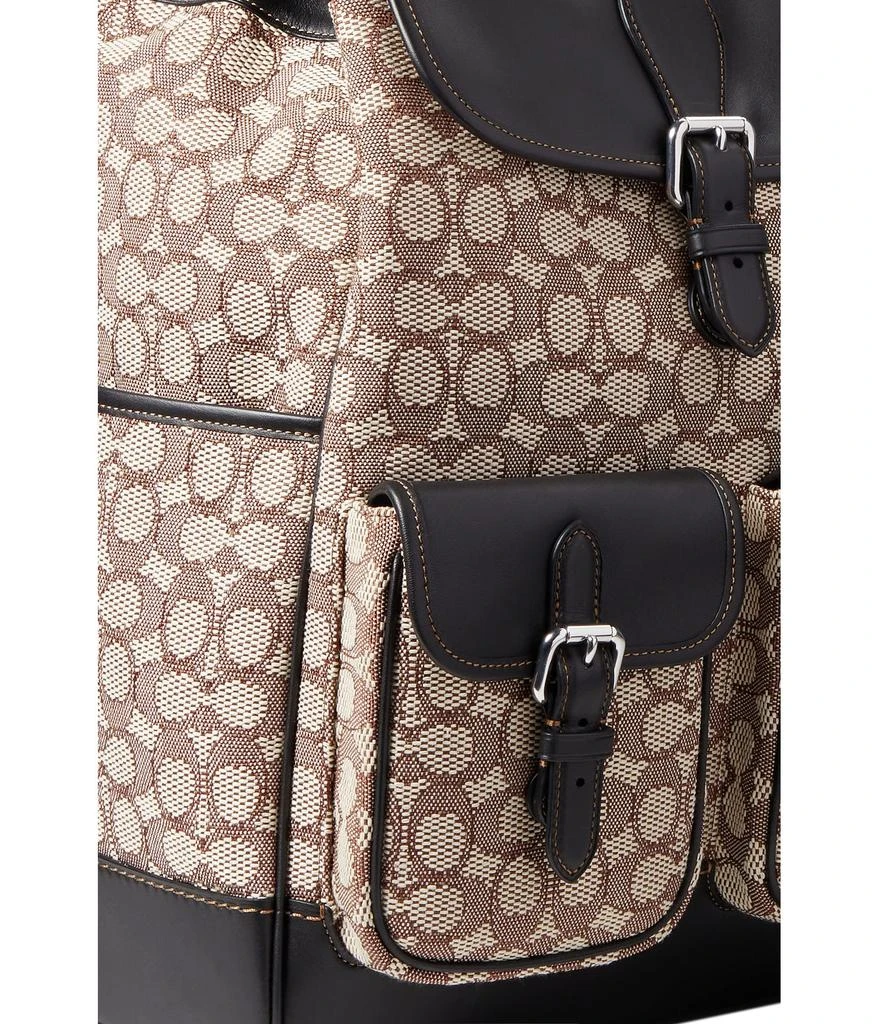 商品Coach|Frankie Backpack in Signature Textile Jacquard,价格¥5563,第4张图片详细描述
