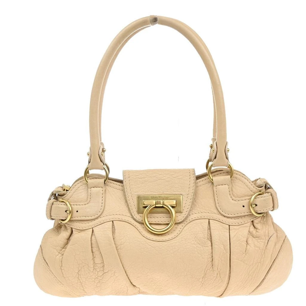商品[二手商品] Salvatore Ferragamo|Gancini Leather Shoulder Bag (Pre-Owned),价格¥2650,第1张图片
