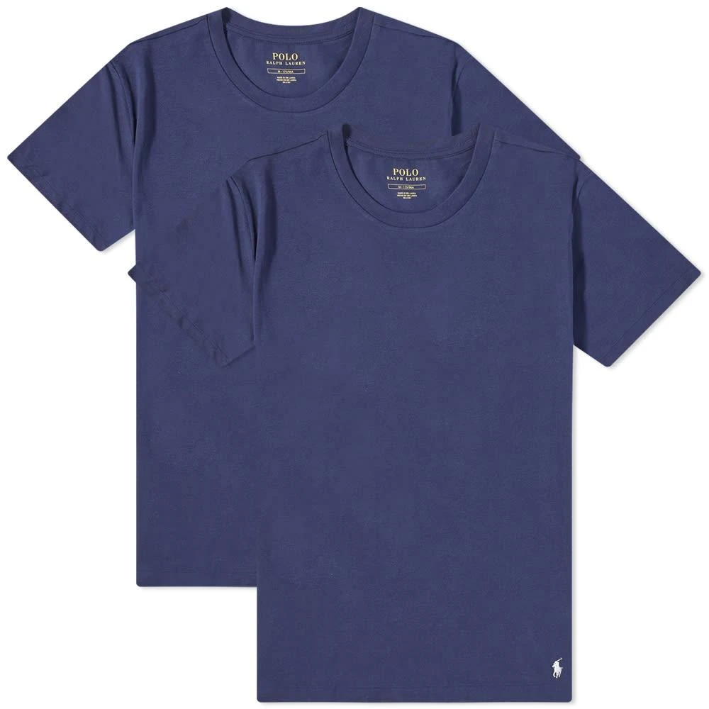 商品Ralph Lauren|Polo Ralph Lauren Crew Base Layer Tee - 2 Pack,价格¥227,第1张图片