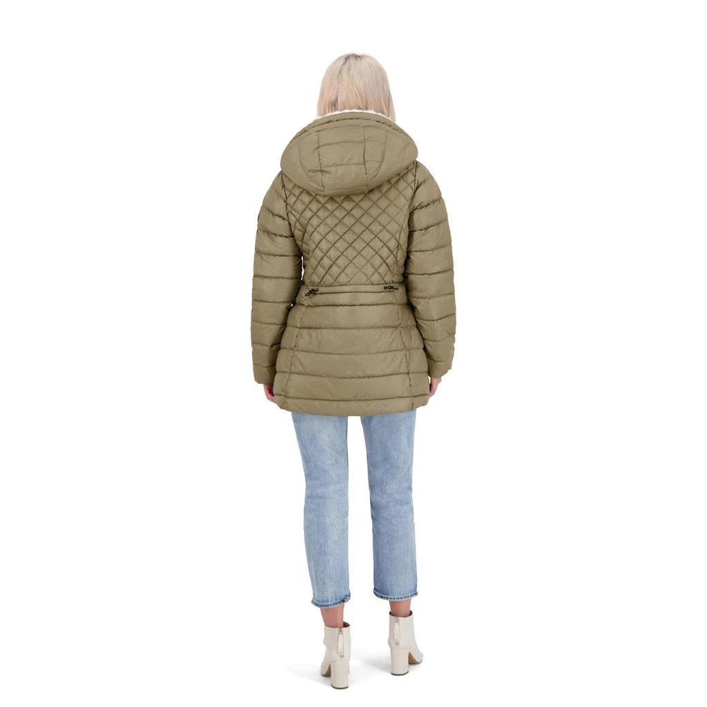 商品Steve Madden|Cozy Lined Glacier Shield Womens Cozy Quilted Glacier Shield Coat,价格¥287,第4张图片详细描述