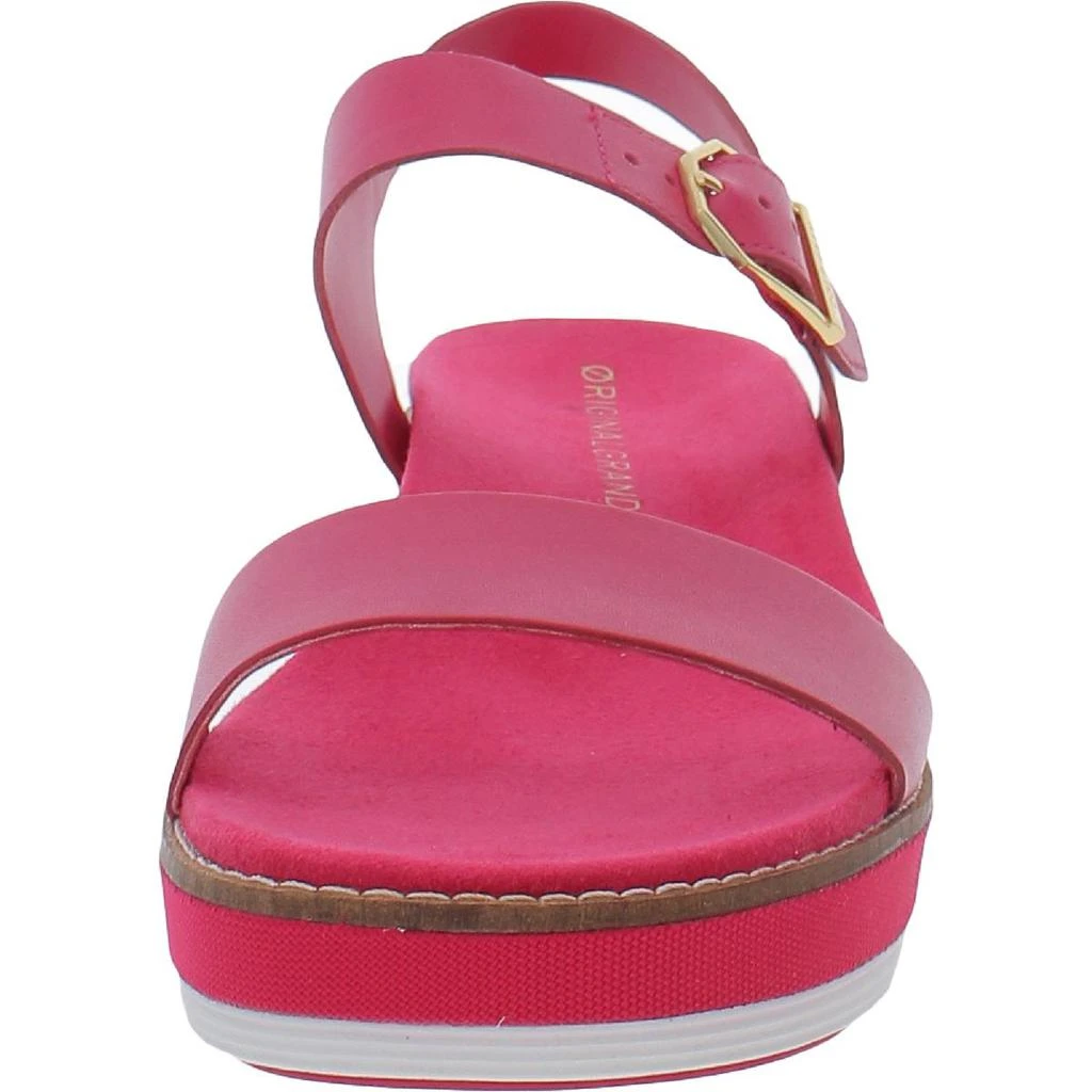 商品Cole Haan|Cole Haan Womens OG FLTFRM Leather Open Toe Footbed Sandals,价格¥274,第3张图片详细描述