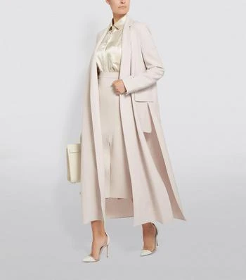 商品Max Mara|Side Split Lightweight Coat,价格¥5297,第4张图片详细描述