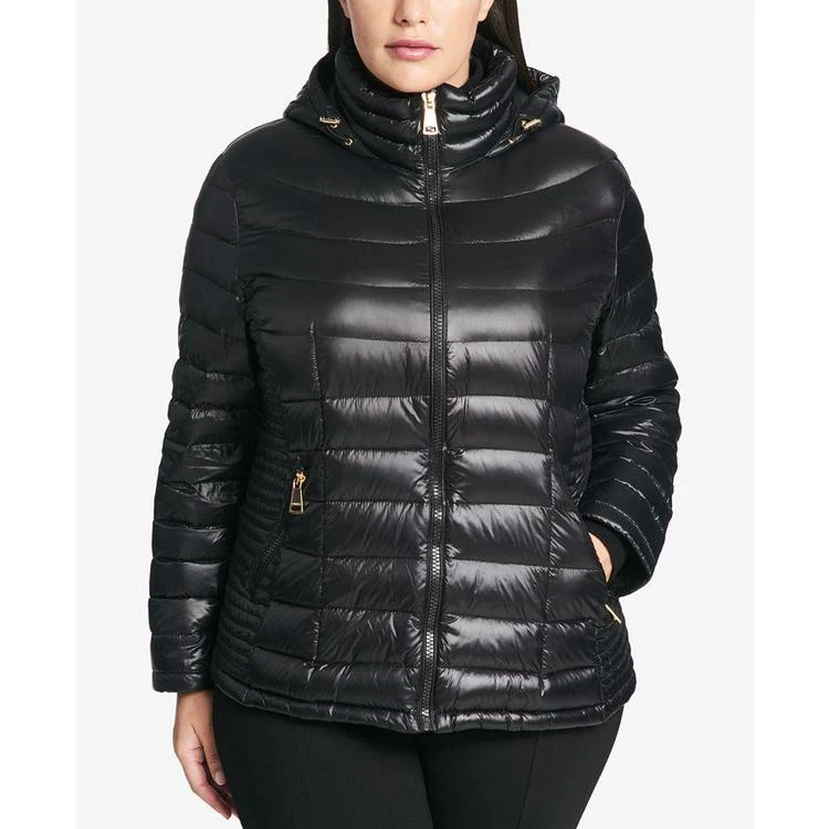 Plus Size Packable Puffer Coat 商品