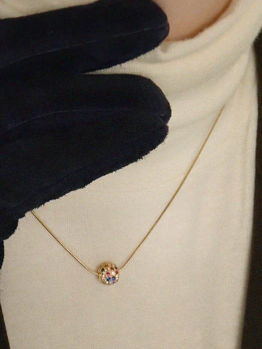 商品nuavo|Mirror gold necklace,价格¥667,第2张图片详细描述