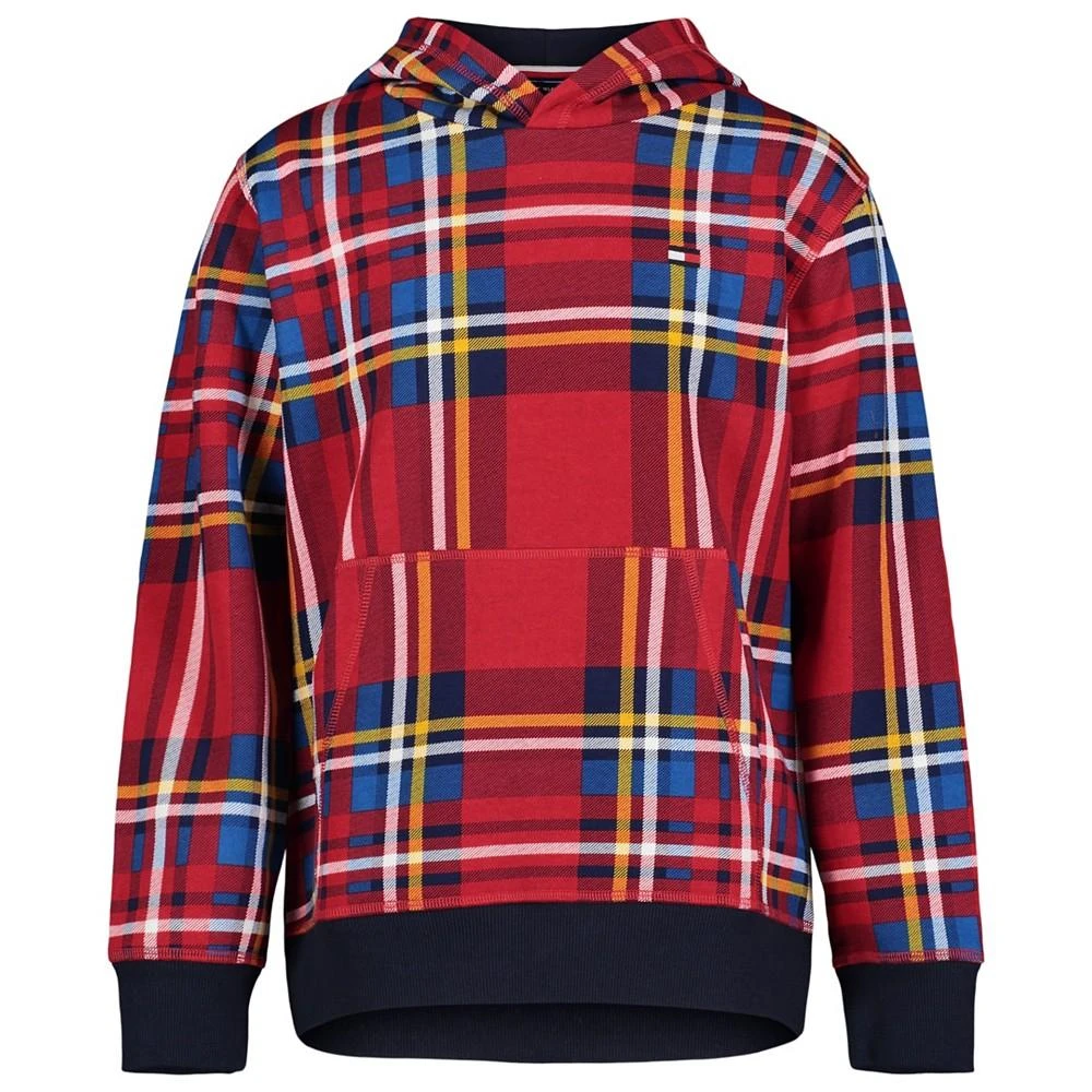 商品Tommy Hilfiger|Little Boys Tonal Argyle Hoodie,价格¥164,第1张图片