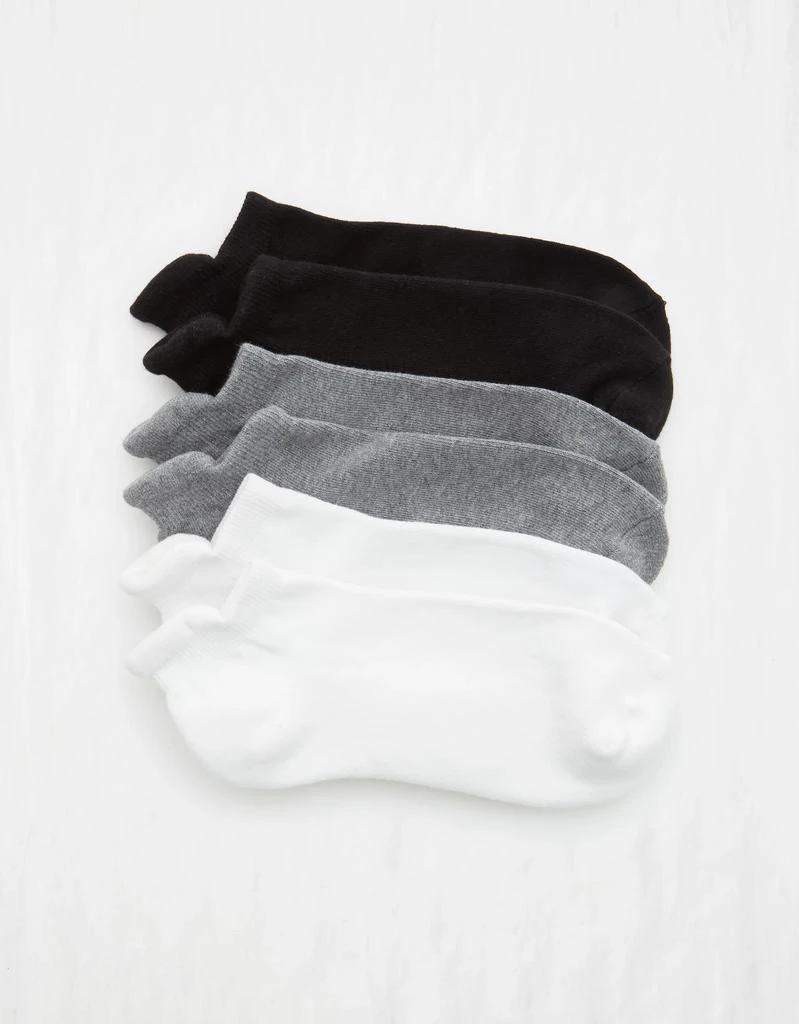 商品Aerie|OFFLINE By Aerie Ankle Sock 3-Pack,价格¥73,第1张图片