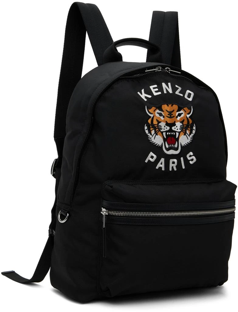 商品Kenzo|Black Kenzo Paris 'KENZO Varsity' Embroidered Backpack,价格¥3463,第2张图片详细描述