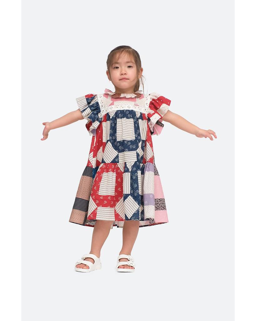 Girls' Nohr Patch Flutter Dress - Little Kid, Big Kid商品第6张图片规格展示