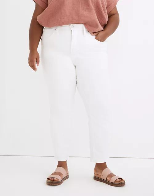 Stovepipe Jeans in Pure White商品第4张图片规格展示