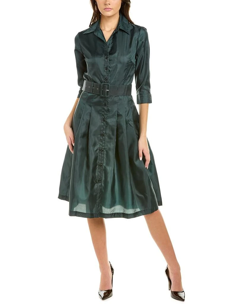 商品SAMANTHA SUNG|Samantha Sung Audrey 3 Silk Shirtdress,价格¥3155,第1张图片