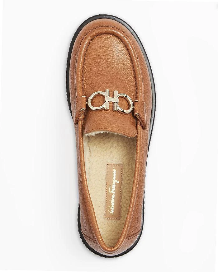 商品Salvatore Ferragamo|Women's Rolo Shearling Lined Winter Loafers,价格¥3520,第3张图片详细描述