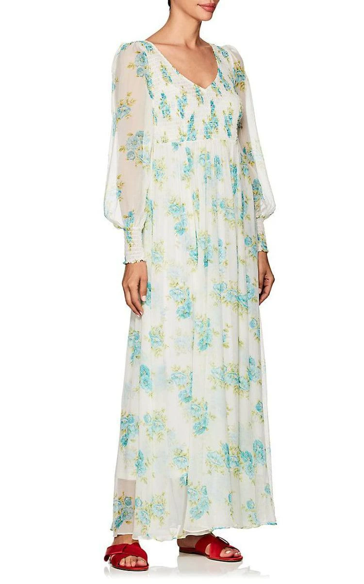 商品Zimmermann|Whitewave Floral Silk Maxi Dress,价格¥6245,第2张图片详细描述