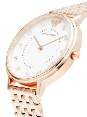 商品Emporio Armani|41MM Rose Gold IP Stainless Steel & Crystal Bracelet Watch,价格¥863,第3张图片详细描述