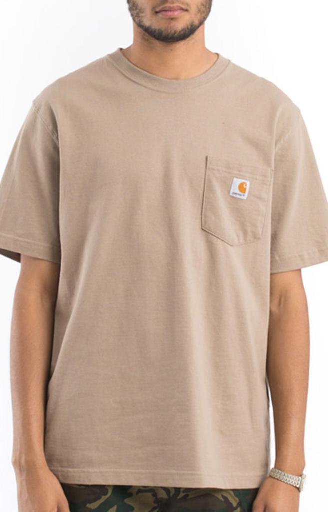 商品Carhartt|(K87) Workwear Pocket T-Shirt - Desert,价格¥148,第1张图片