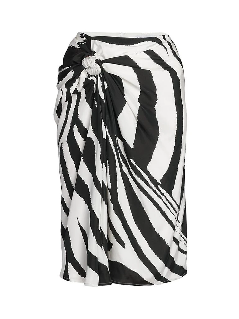 商品Bottega Veneta|Zebra-Print Parachute Skirt,价格¥11615,第1张图片