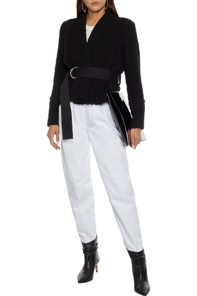 商品IRO|Vipeana belted boucle-knit wrap jacket,价格¥1735,第4张图片详细描述