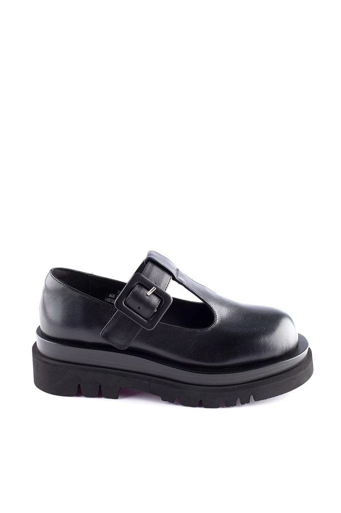 商品Jeffrey Campbell|Jeffrey Campbell Womens Black Leather Sneakers,价格¥2072,第1张图片