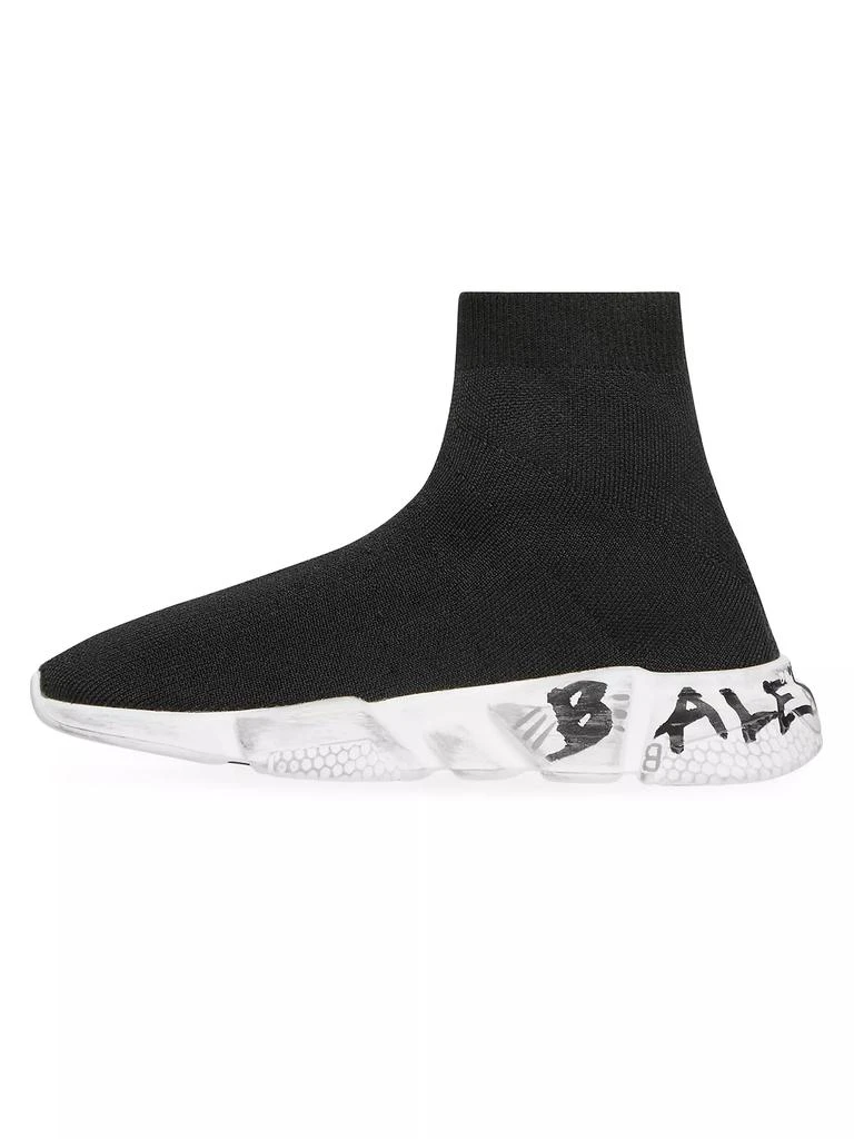 商品Balenciaga|Little Kid's & Kid's Speed Graffiti Recycled Knit Sneakers,价格¥4170,第4张图片详细描述