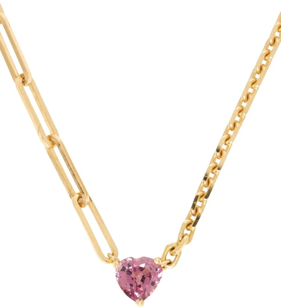 商品Yvonne Léon|金色 Maxi Collier Solitaire 项链,价格¥25228,第2张图片详细描述