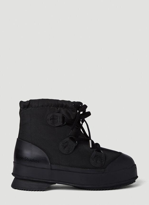 商品Acne Studios|Lace Up Boots in Black,价格¥3684,第1张图片