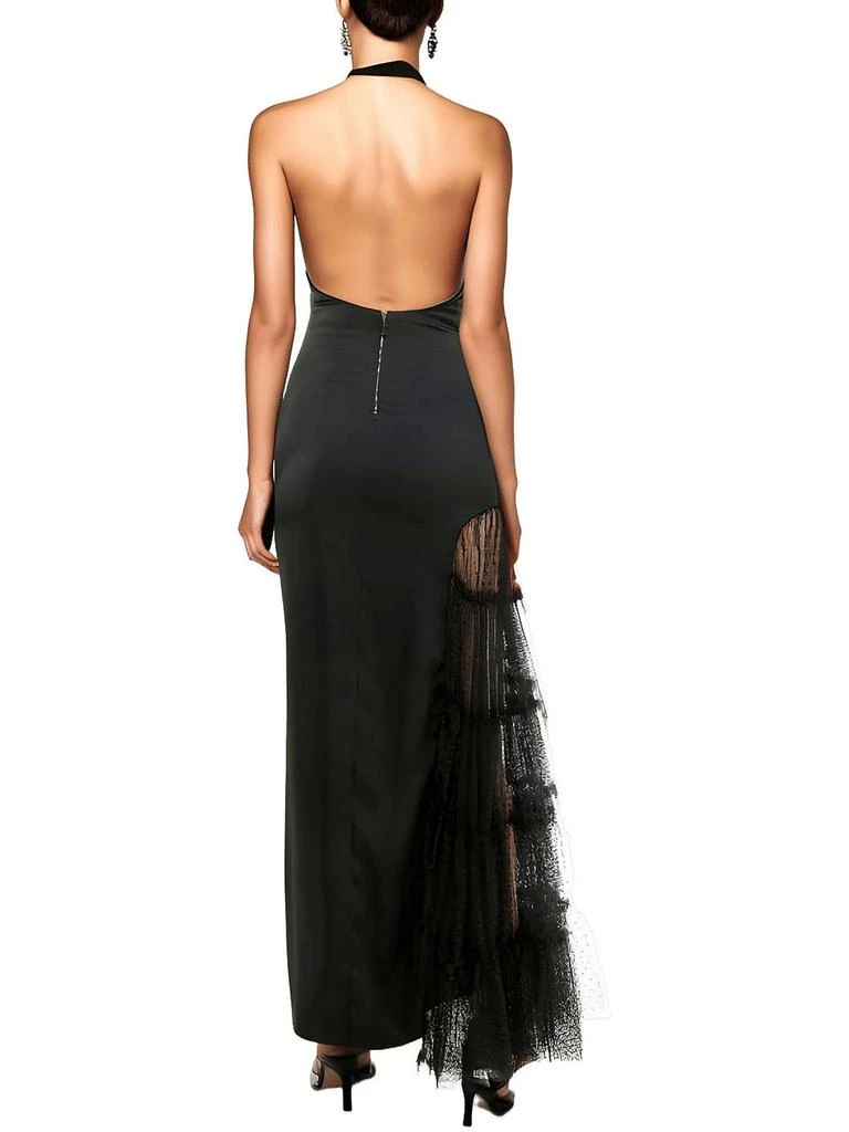 商品Taylor|Womens Sheer Polyester Halter Dress,价格¥480,第2张图片详细描述