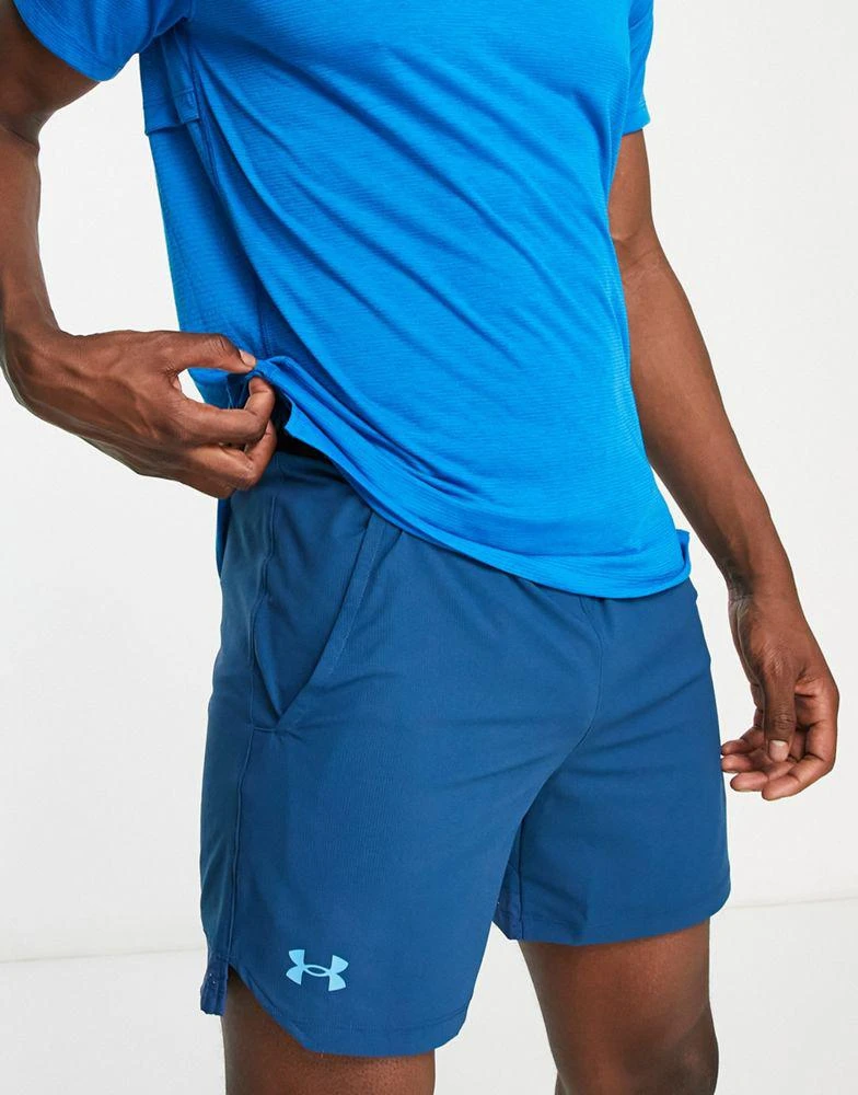 商品Under Armour|Under Armour Training Vanish woven 6 inch shorts in blue,价格¥337,第1张图片