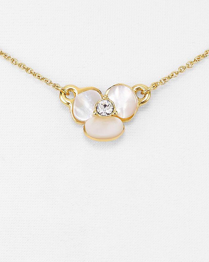 商品Kate Spade|Mini Floral Pendant Necklace, 14",价格¥426,第4张图片详细描述