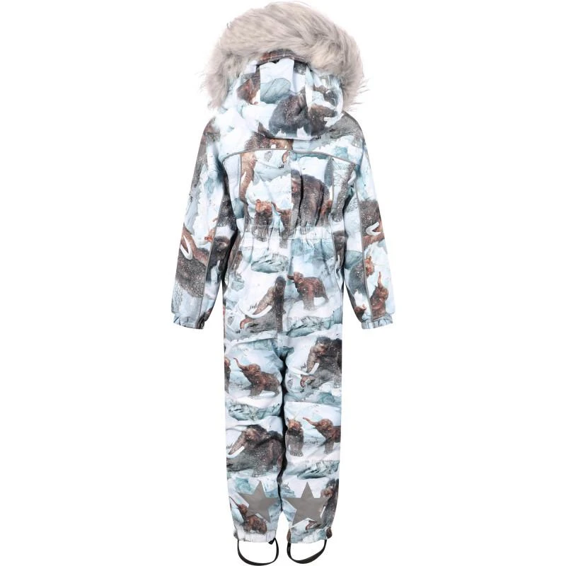 商品MOLO|Mammoth print hooded snowsuit in light blue,价格¥2443,第2张图片详细描述