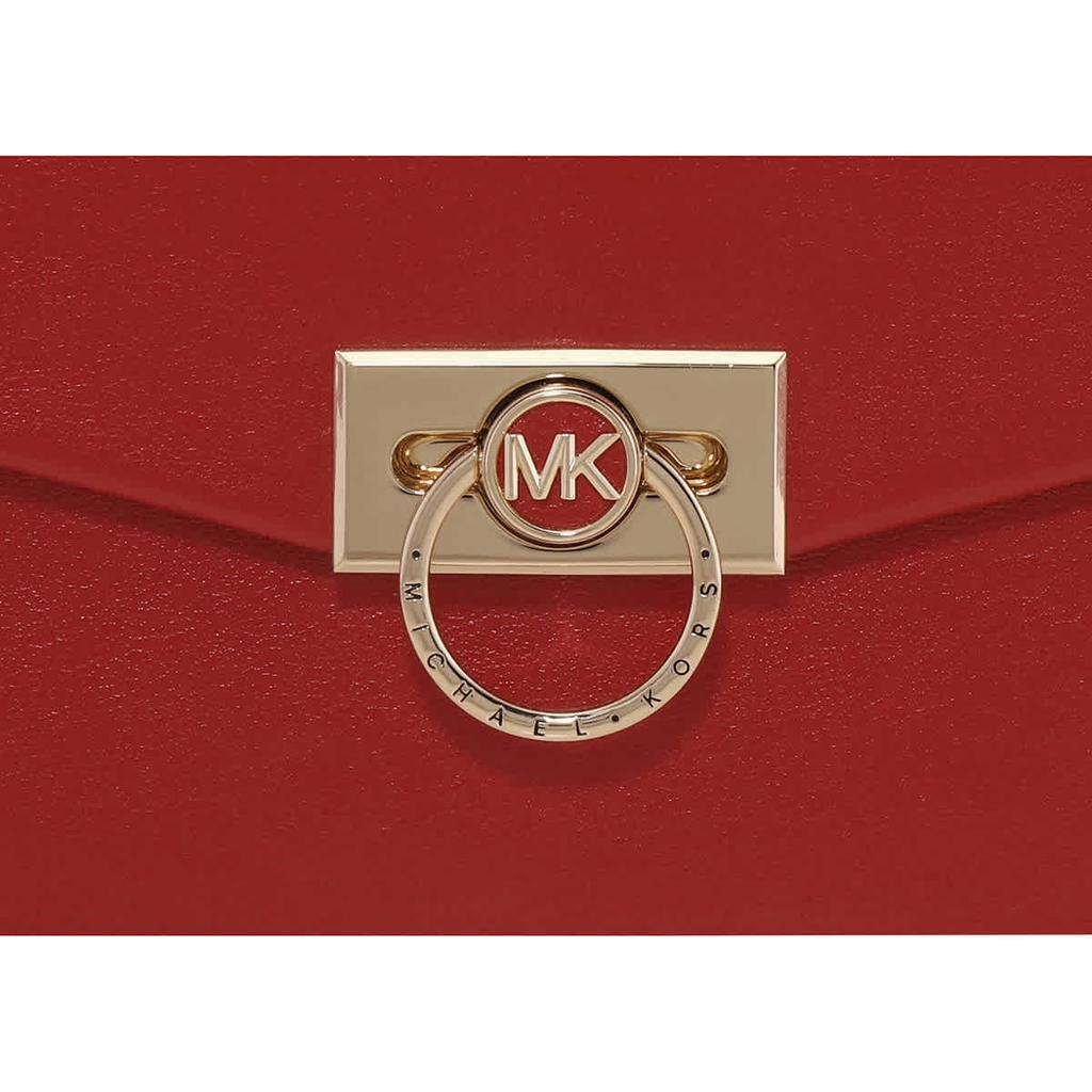 商品Michael Kors|Michael Kors Red Ladies Hendrix Medium Leather Messenger Bag,价格¥1836,第4张图片详细描述