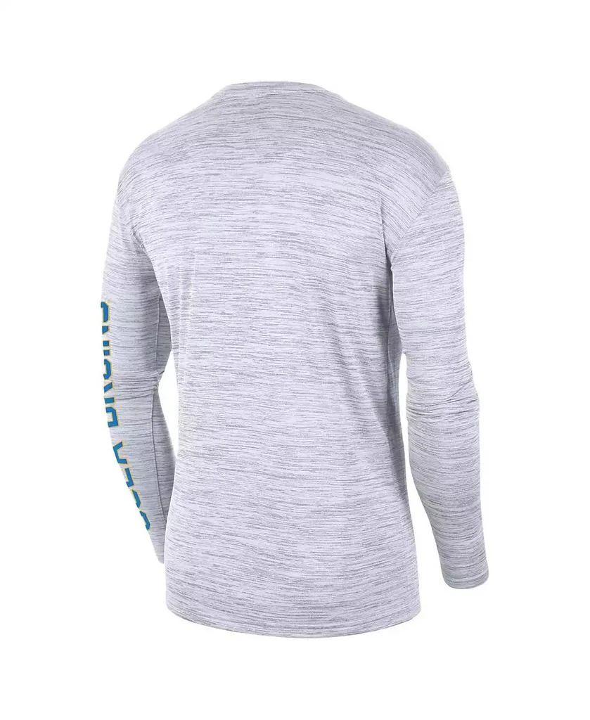 商品NIKE|Men's White UCLA Bruins Velocity Legend Team Performance Long Sleeve T-shirt,价格¥228,第3张图片详细描述