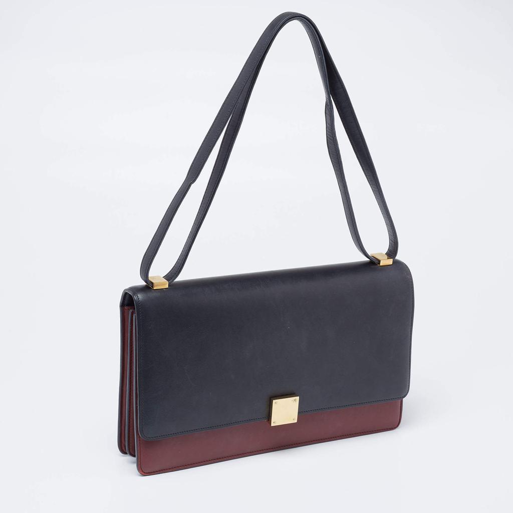 Celine Black/Red Leather Medium Case Bag商品第3张图片规格展示