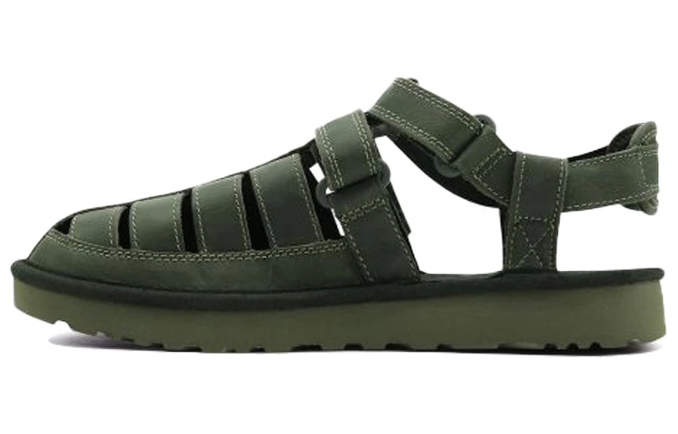 商品[国内直发] UGG|Dune Fisherman 舒适百搭 罗马凉鞋 男款 苔绿色,价格¥393,第1张图片