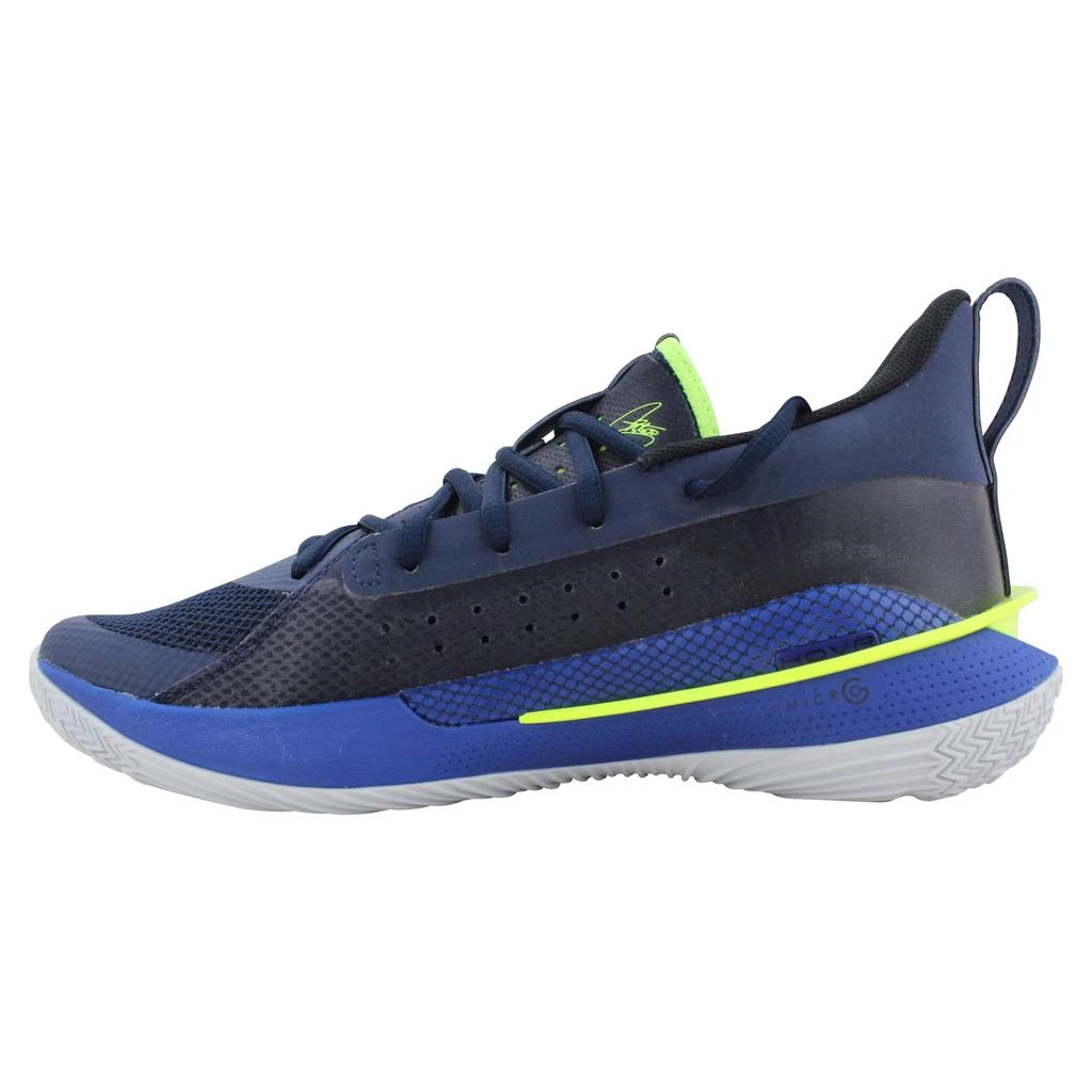 商品Under Armour|Under Armour Curry 7 ROYAL/ACADEMY-HI VIS YELLOW  3021258-405 Men's,价格¥479,第2张图片详细描述