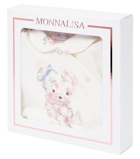 商品MONNALISA|Baby cotton onesie, bib and hat set,价格¥1057,第5张图片详细描述