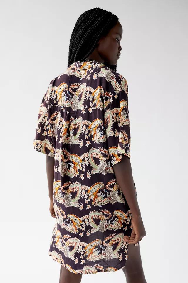 商品Urban Outfitters|UO Dean Printed Shirt Dress,价格¥148,第6张图片详细描述