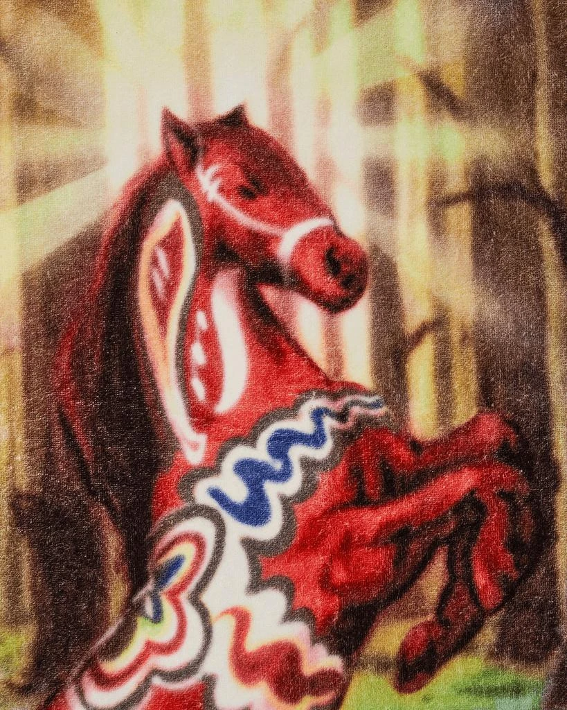 商品Stockholm (Surfboard) Club|Airbrush Horse Beach Towel Multicolor,价格¥331,第3张图片详细描述