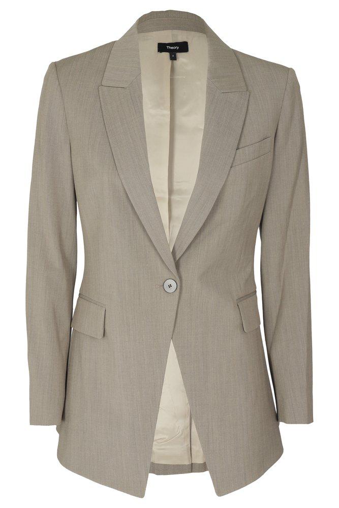 Theory Single-Breasted Tailored Blazer商品第1张图片规格展示