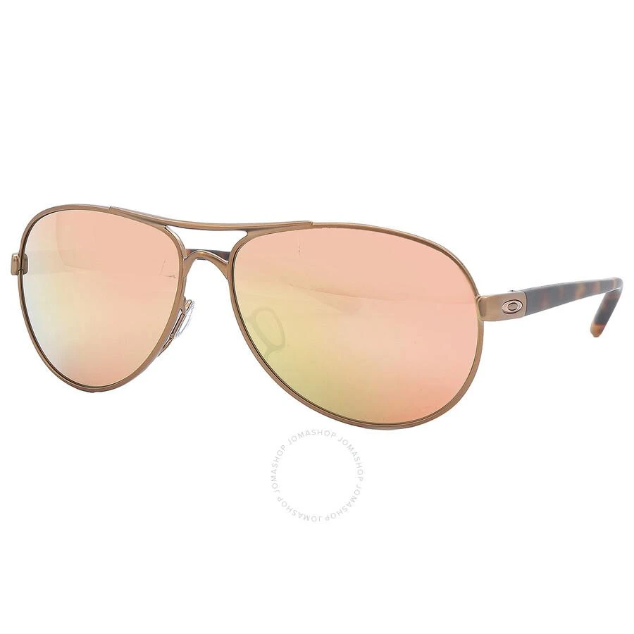 商品Oakley|Feedback Prizm Rose Gold Aviator Ladies Sunglasses OO4079 407944 59,价格¥1006,第3张图片详细描述