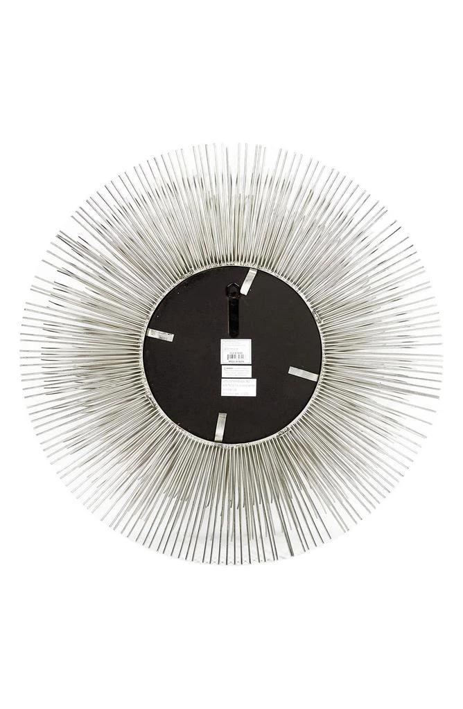 商品WILLOW ROW|Silvertone Metal Starburst Wall Mirror,价格¥1862,第2张图片详细描述