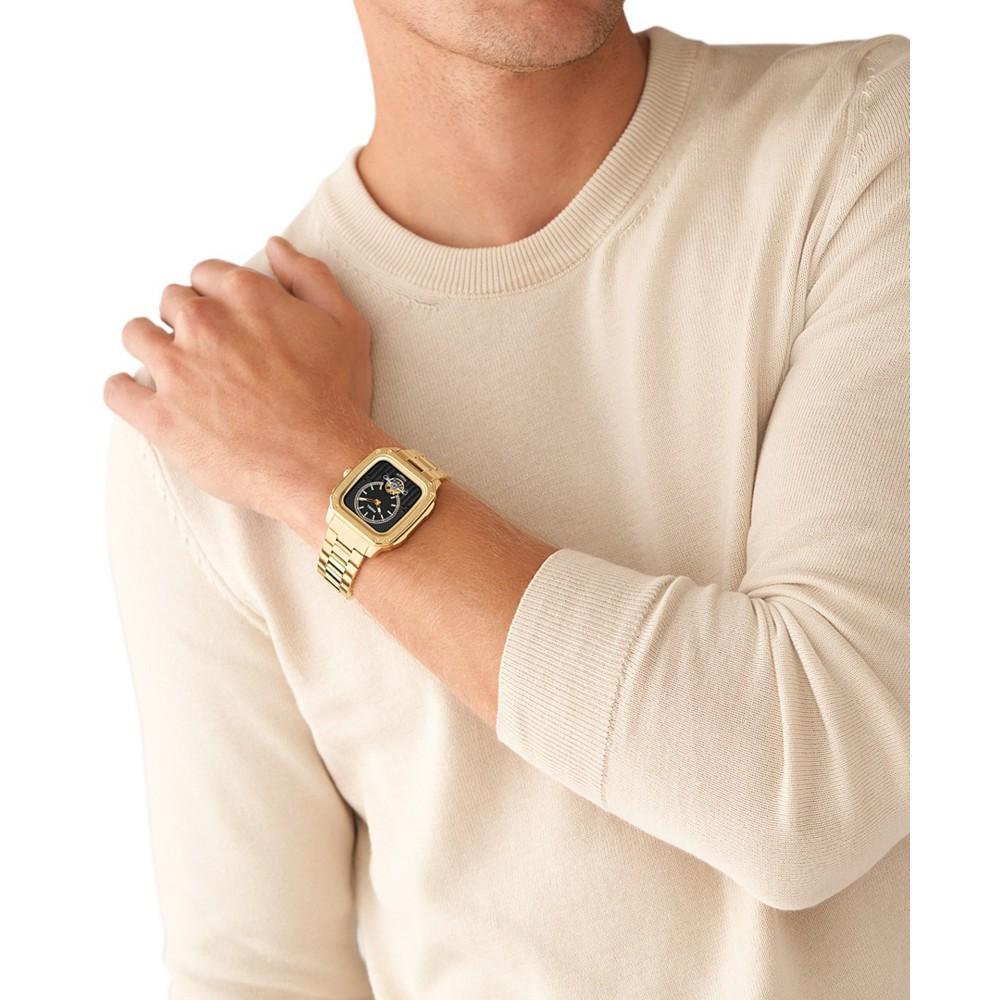 Men's Inscription Automatic Gold-Tone Stainless Steel Bracelet Watch, 42mm商品第4张图片规格展示