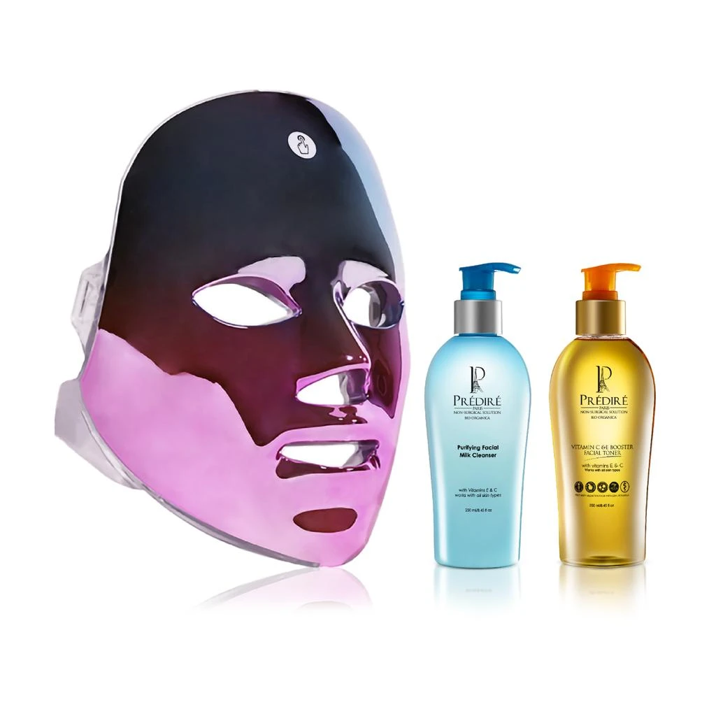 商品Predire Paris|8 Element Pro Multi-Treatment Wireless LED Mask w/ Essential Skincare Set,价格¥1373,第1张图片