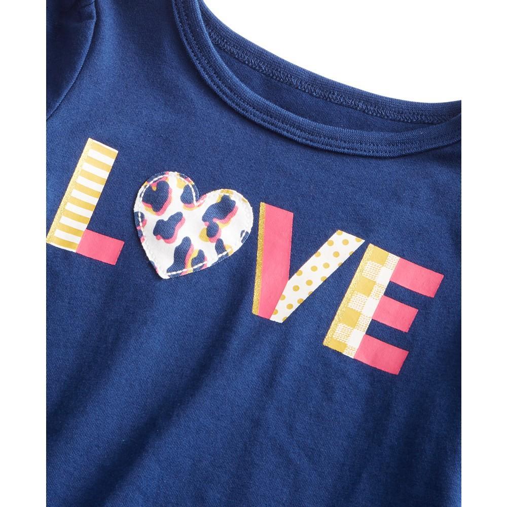 商品First Impressions|Baby Girls Spread Love T-Shirt, Created for Macy's,价格¥37,第5张图片详细描述