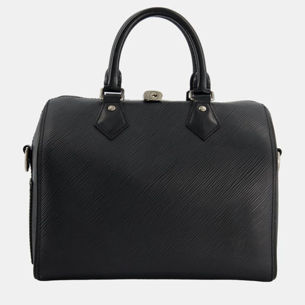 商品[二手商品] Louis Vuitton|Louis Vuitton Black 25 Speedy Bag Bandouliere in Epi Leather and Silver Hardware,价格¥9890,第1张图片